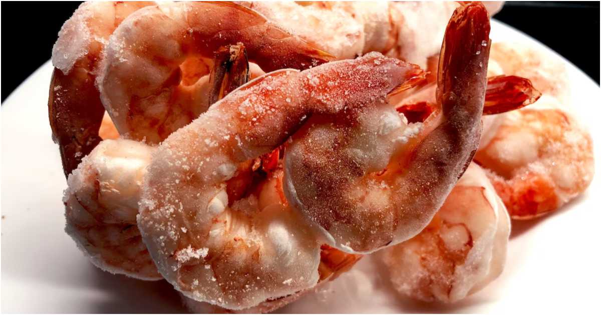 কাঁচা হিমায়িত চিংড়ি। ছবি: এবিসি নিউজ